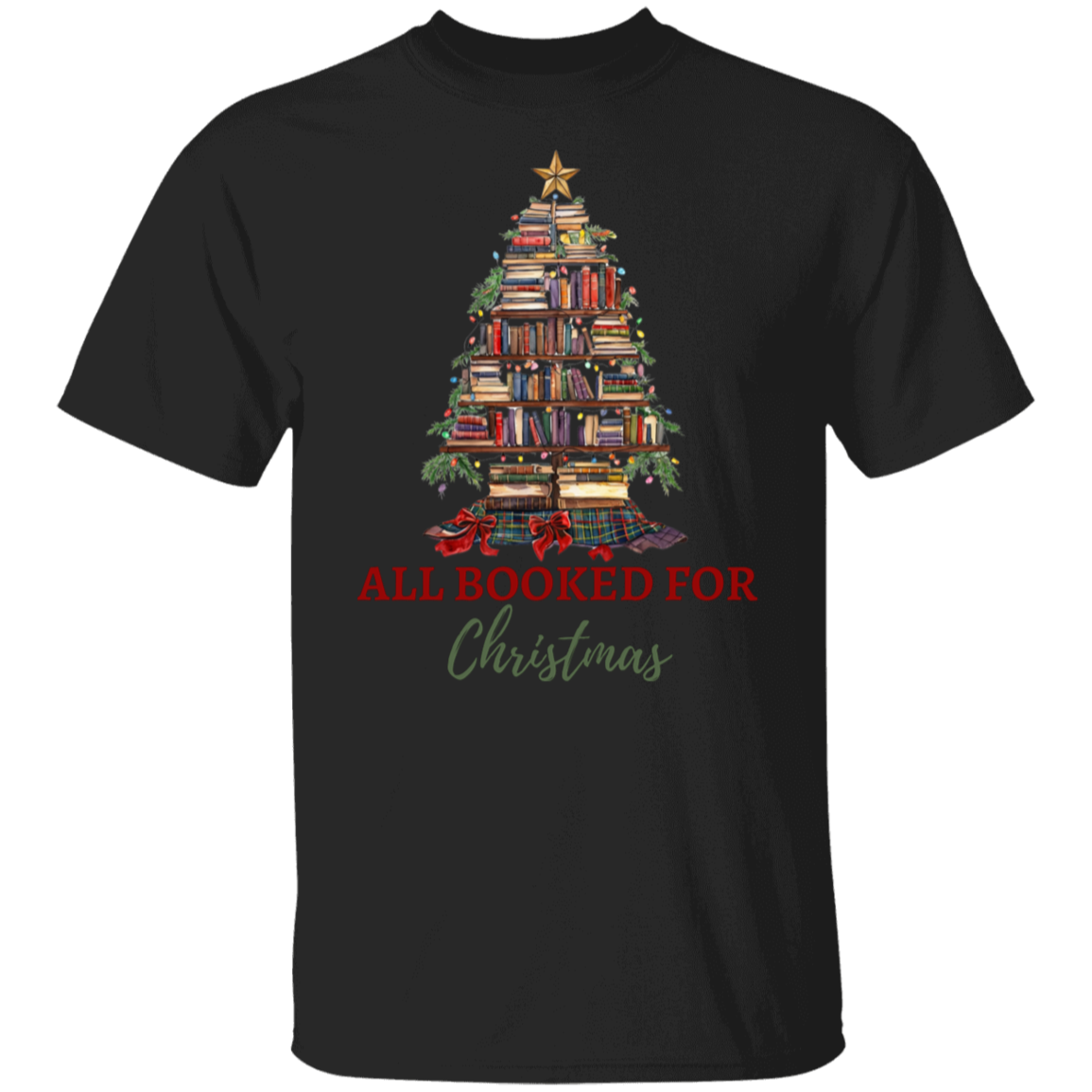 Festive Reads for the Holidays Shirt | Perfect Gift for Book Enthusiasts, Christmas Bookworm Tee, Holiday Shirt for Book Lovers