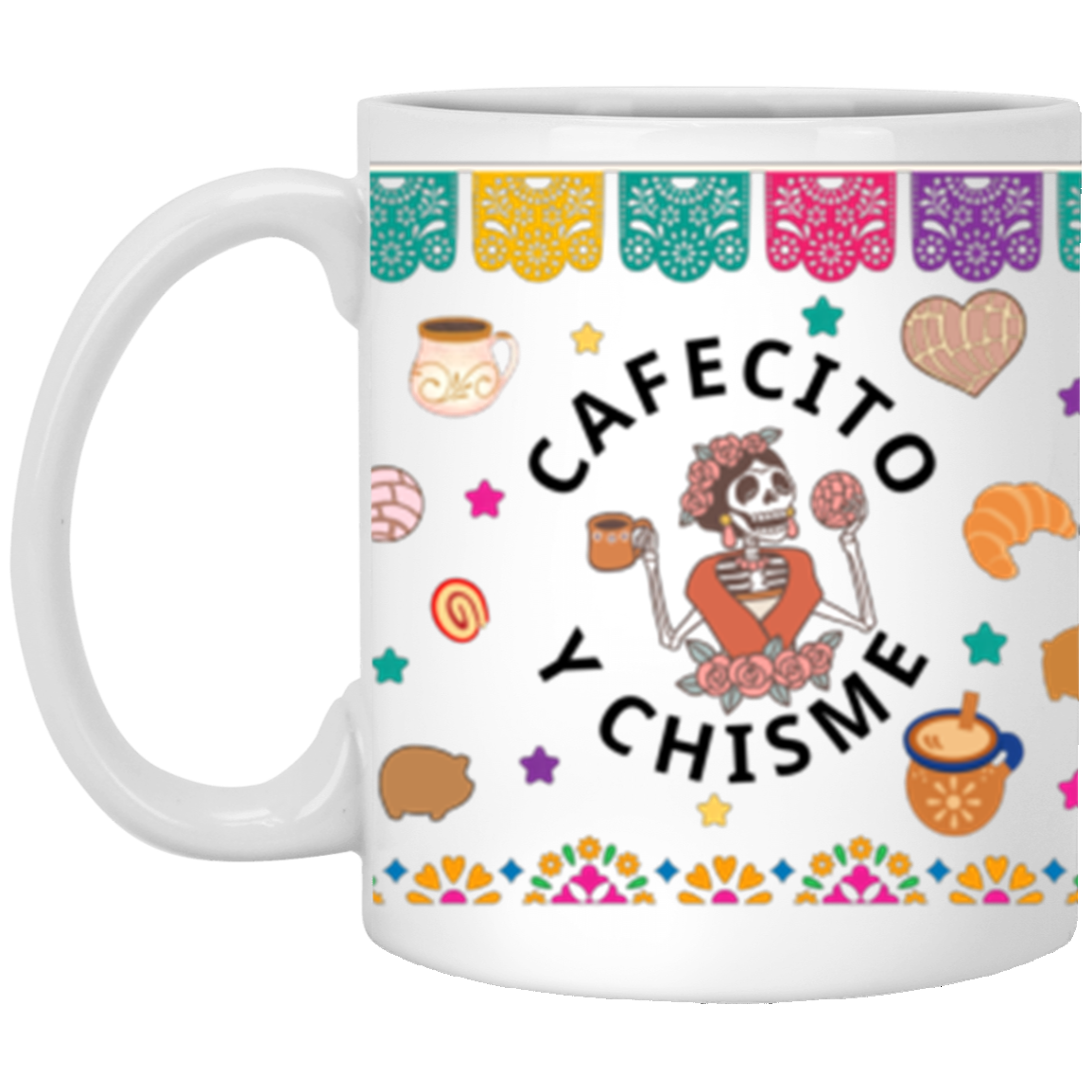 11oz Mug - Cafecito Y Chisme