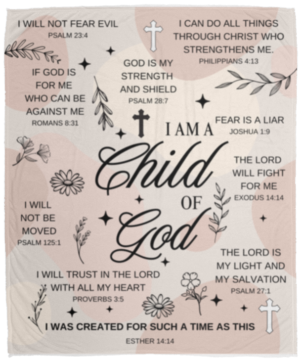 Child of God Blanket – A Gift of Warmth, Faith, and Love