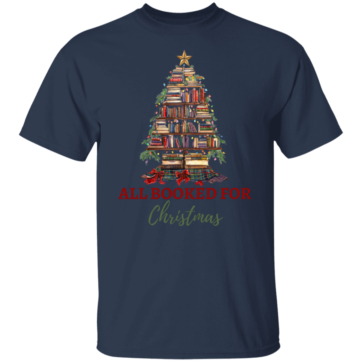 Festive Reads for the Holidays Shirt | Perfect Gift for Book Enthusiasts, Christmas Bookworm Tee, Holiday Shirt for Book Lovers