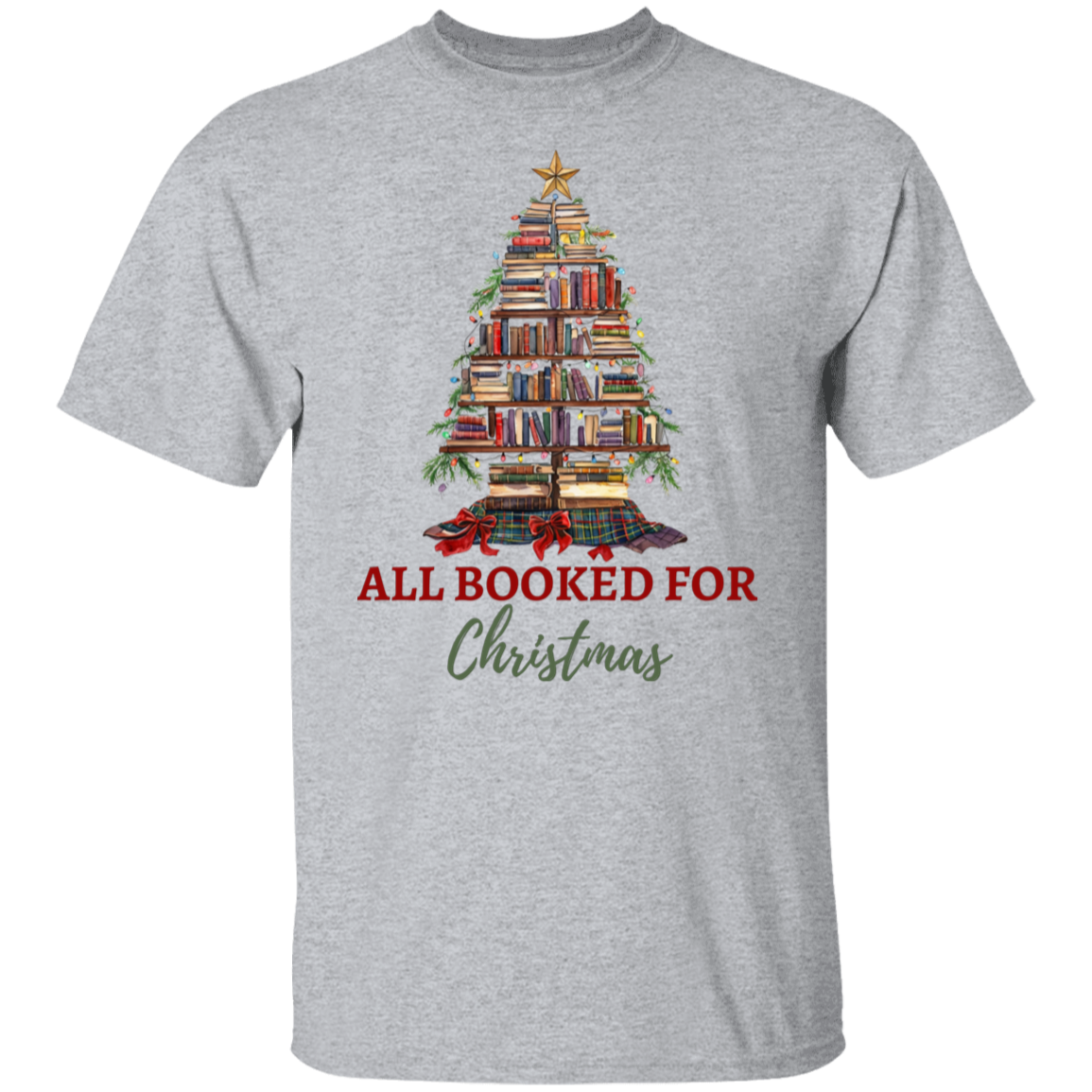 Festive Reads for the Holidays Shirt | Perfect Gift for Book Enthusiasts, Christmas Bookworm Tee, Holiday Shirt for Book Lovers