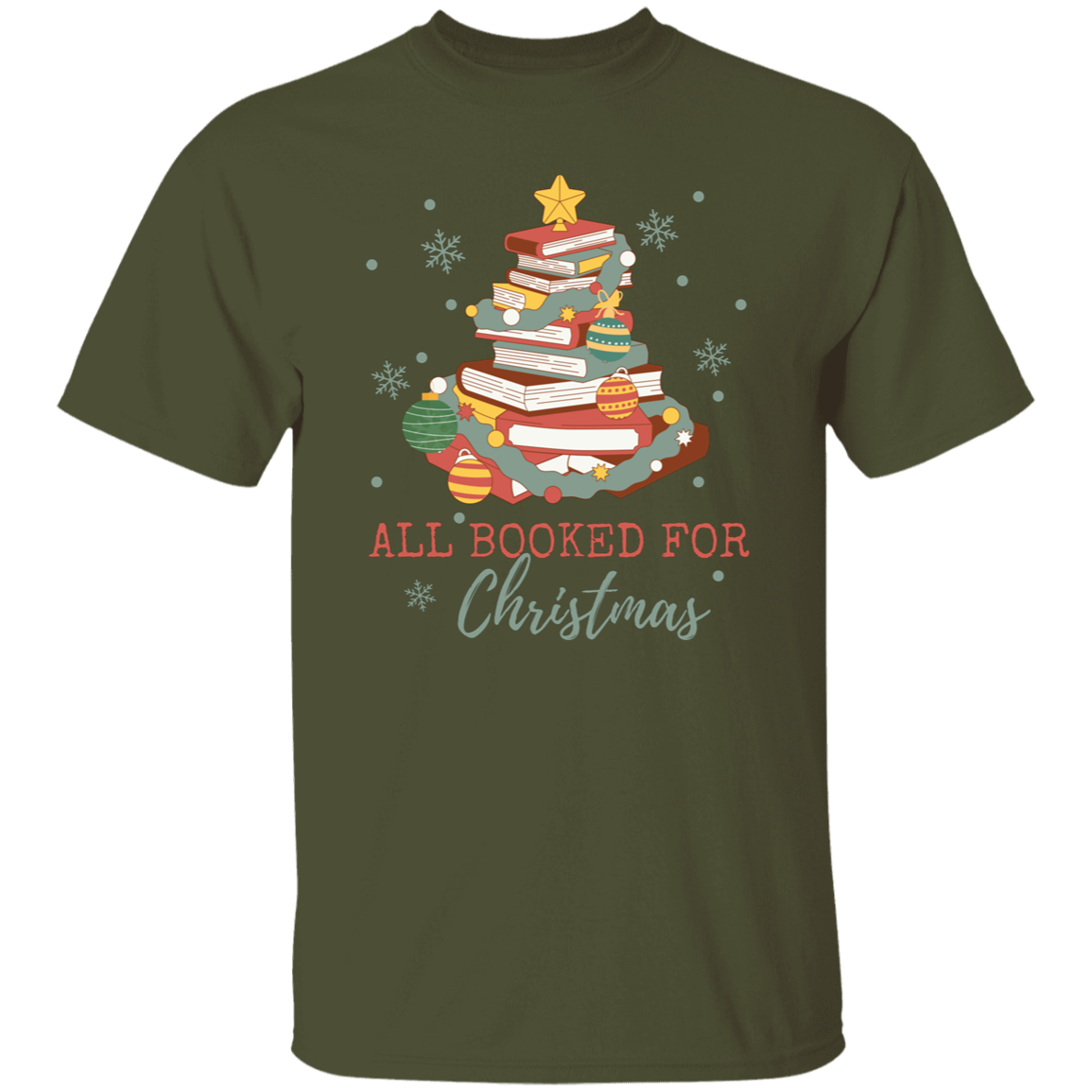 All Booked For Christmas -G500 5.3 oz. T-Shirt