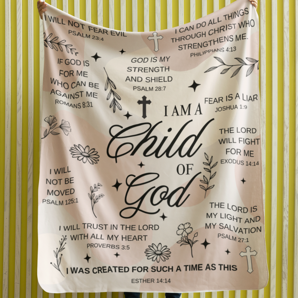 Child of God Blanket – A Gift of Warmth, Faith, and Love