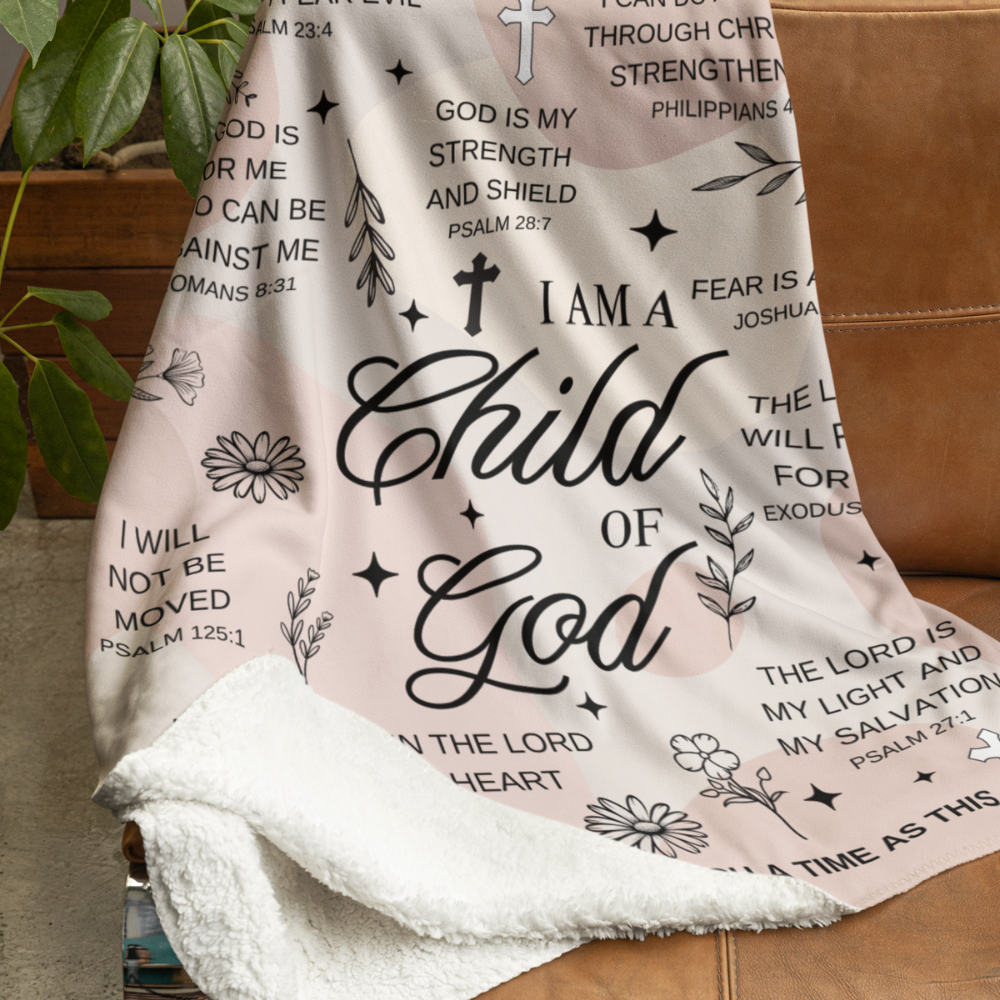Child of God Blanket – A Gift of Warmth, Faith, and Love