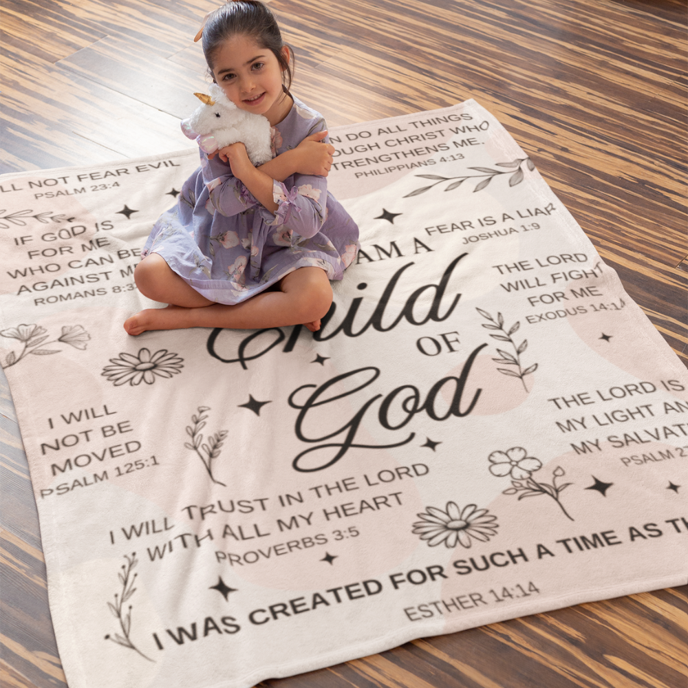 Child of God Blanket – A Gift of Warmth, Faith, and Love