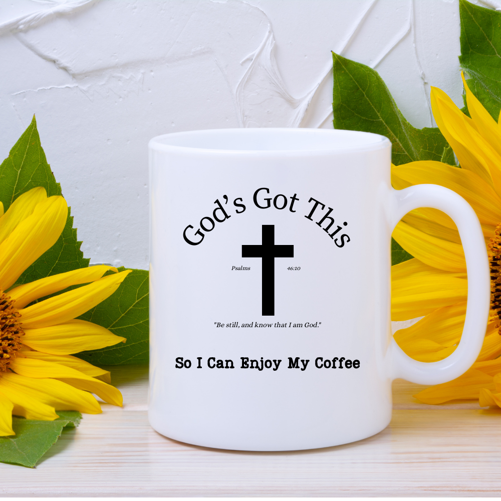 ☕✝️ "God’s Got This" Christian Coffee Mug – Faith-Based Gift
