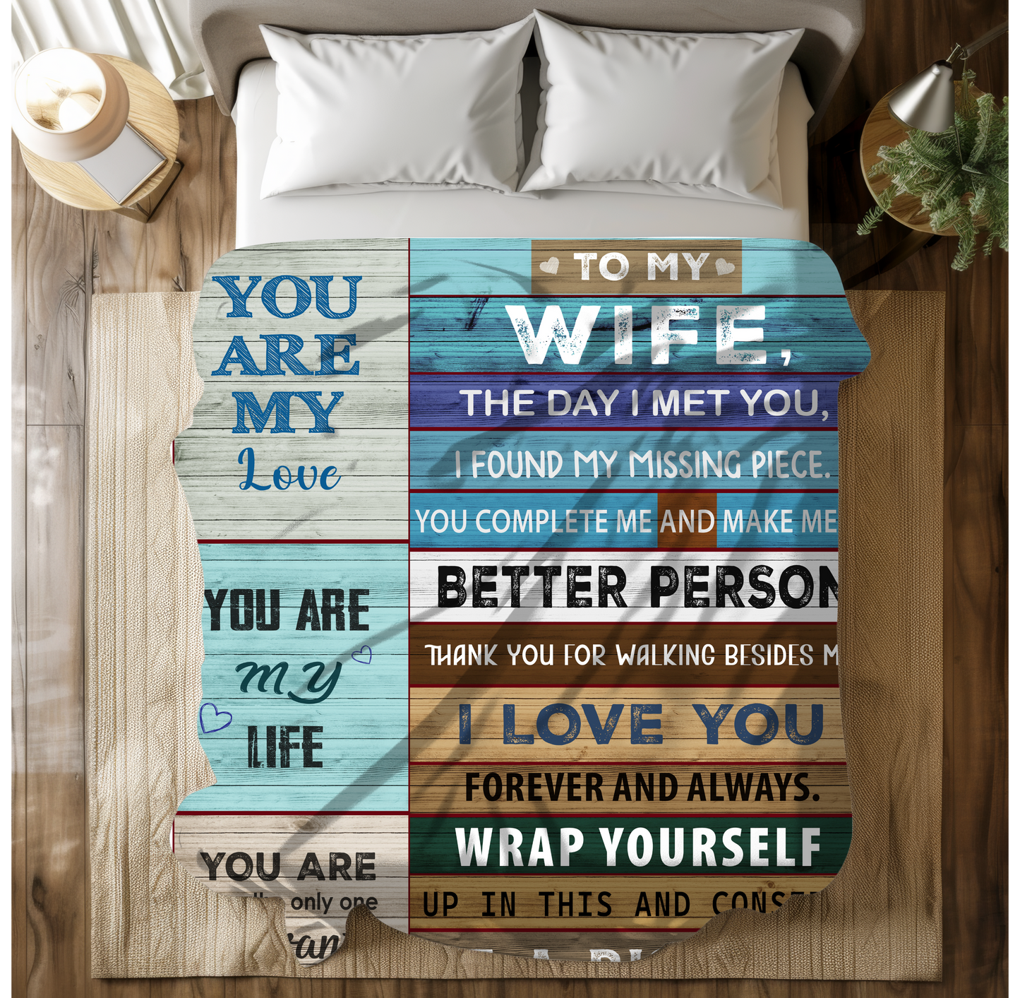 To My Wife | Arctic Fleece Blanket 50x60