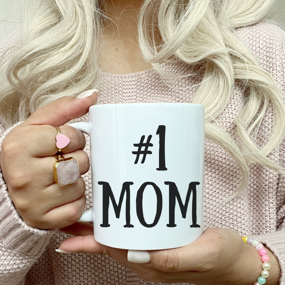 #1 MOM" Coffee Mug – The Perfect Gift for Mom