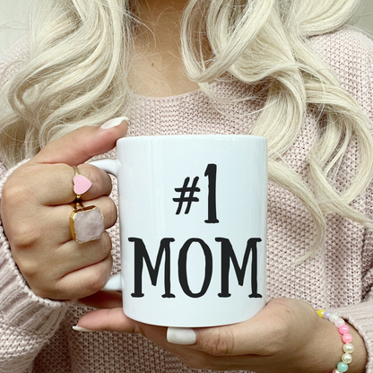 #1 MOM" Coffee Mug – The Perfect Gift for Mom